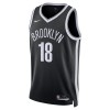 Camiseta Hombre Brooklyn Nets Yuta Watanabe 18 2022-23 Nike Icon Edition Negro Swingman